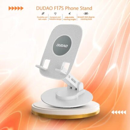 DUDAO F17s Foldable ABS+Aluminum 360 Degree Rotatable Phone Stand