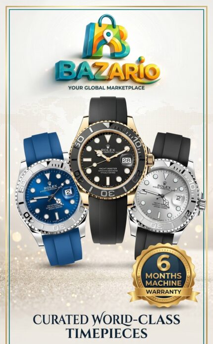 Rolex Yacht-Master Black & silver/ Black & Golden (B1 Master grade super Edition)